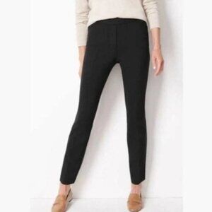J.Jill Black Ponte Pull On Pants Size M